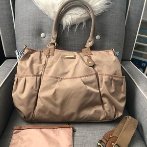 Storksak Olivia Diaper Bag in Champagne